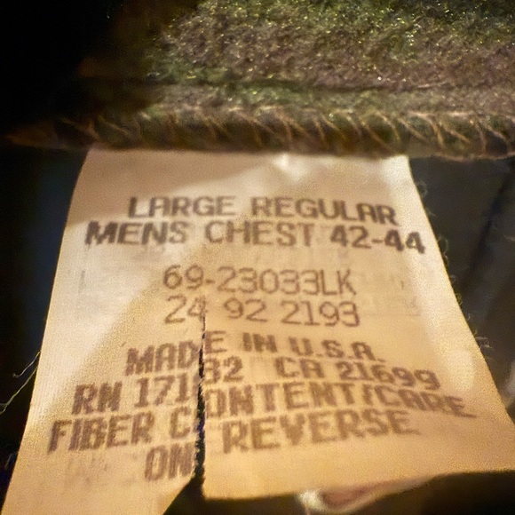 Cabela’s Vtg Men’s Insulated Fleece Camo Coveralls Size Lg Reg Made in USA - Picture 15 of 16